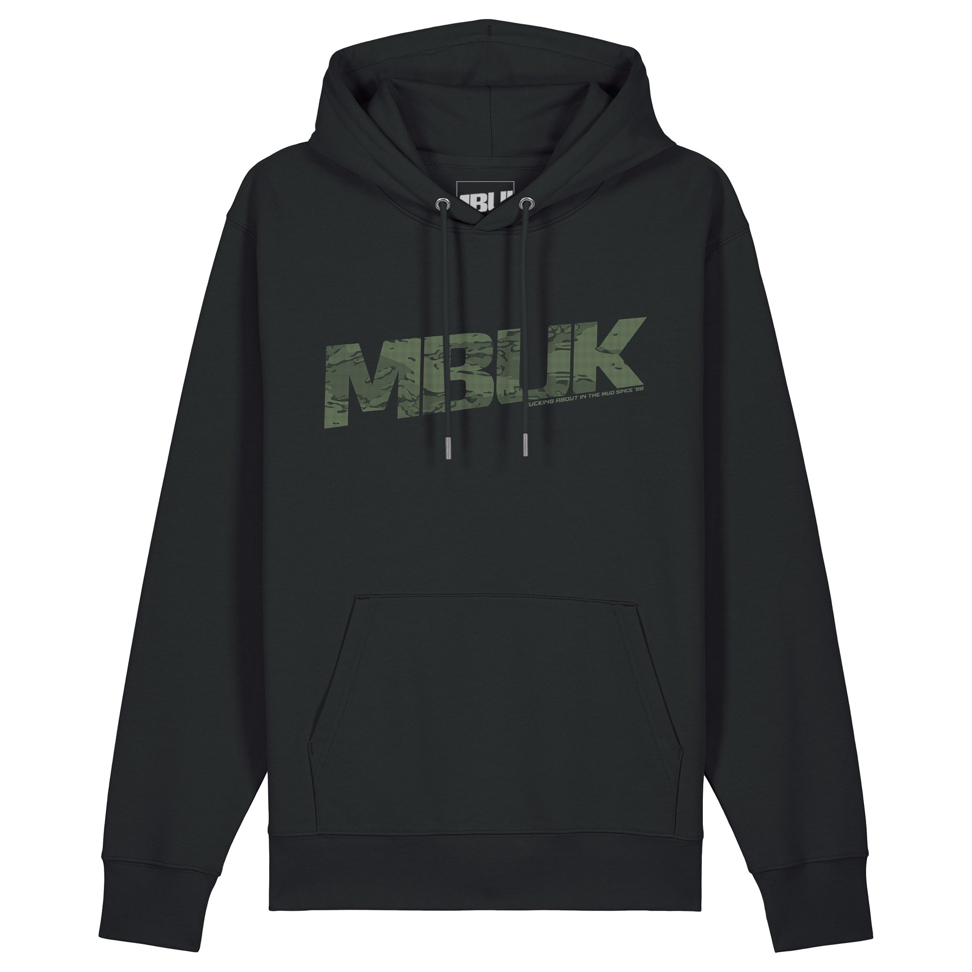 MBUK Camo Logo Hoodie front